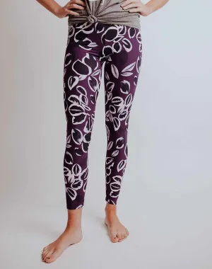Purple Lotus Leggings