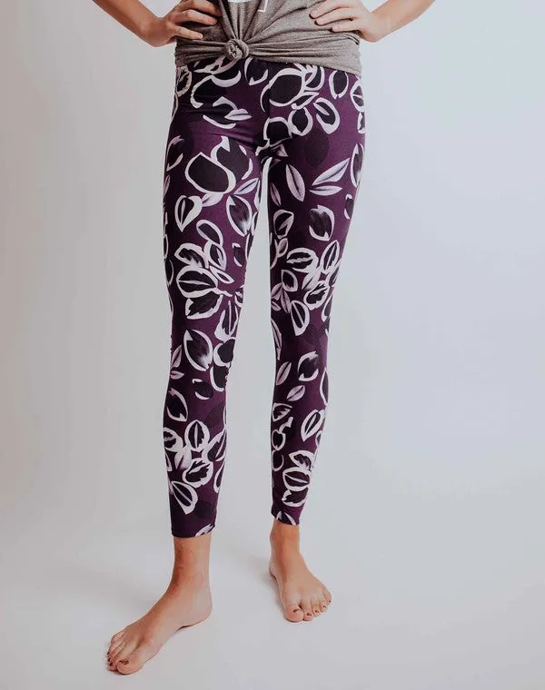 Purple Lotus Leggings
