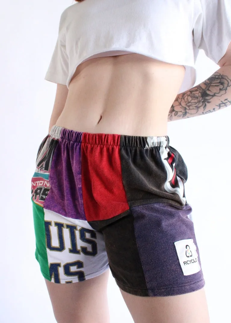 RCYCLD Pieced Tee Shorts