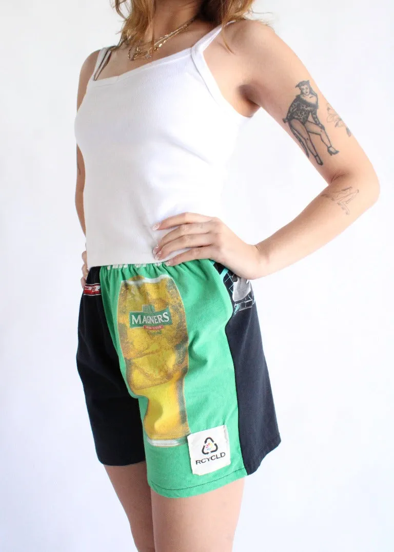 RCYCLD Pieced Tee Shorts