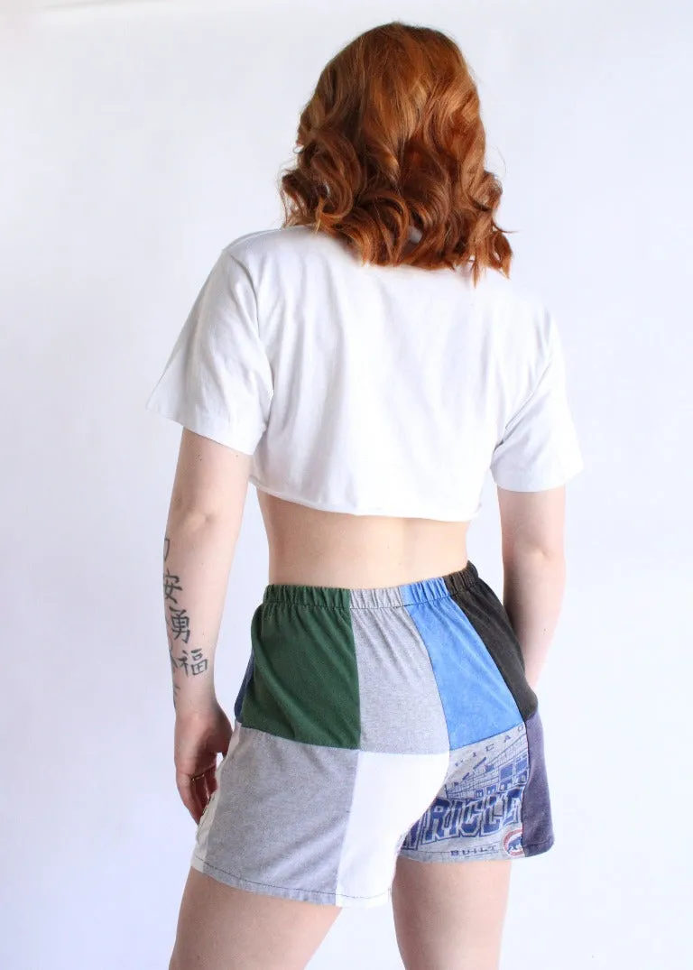 RCYCLD Pieced Tee Shorts