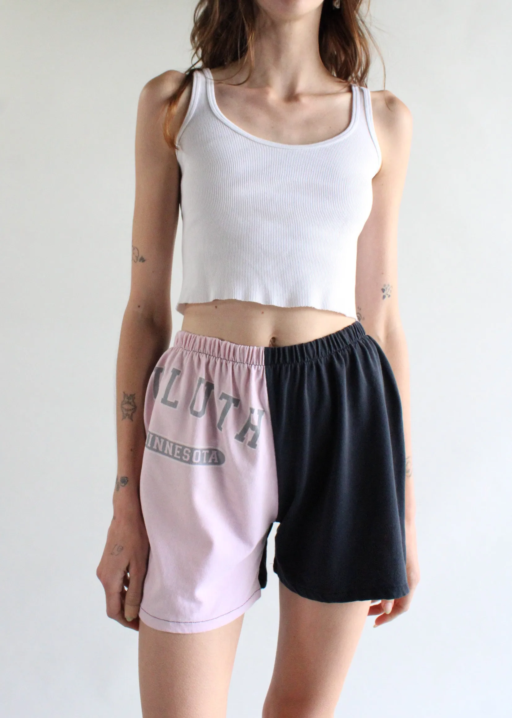 RCYCLD Pieced Tee Shorts