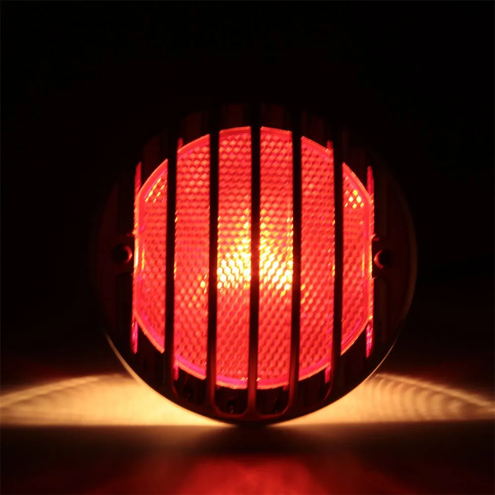 R.J.VON Tail Light with Grill Black