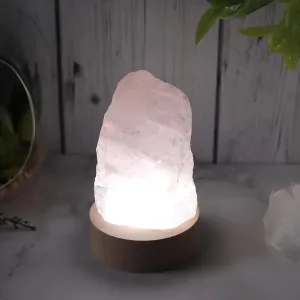 Rose Quartz Rough LED Lamp from Brazil FB3411 🌸