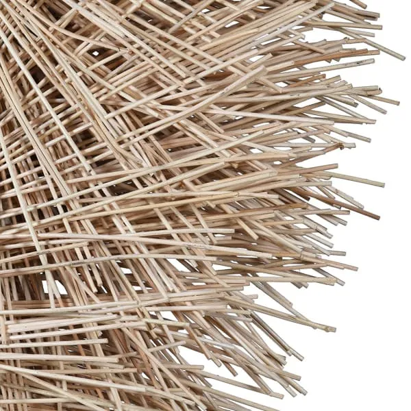 Round Rattan Woven Mirror