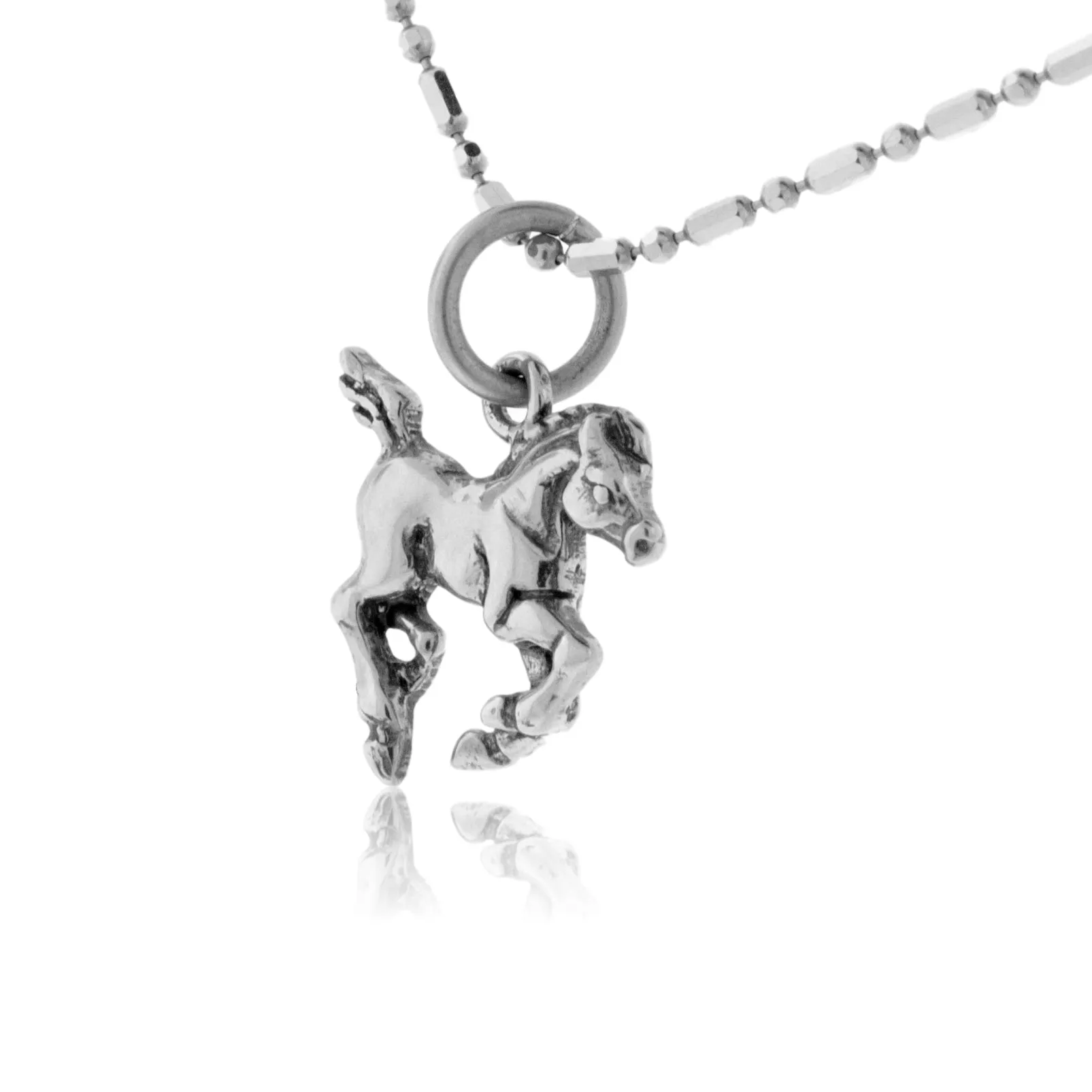 Running Colt Horse Necklace