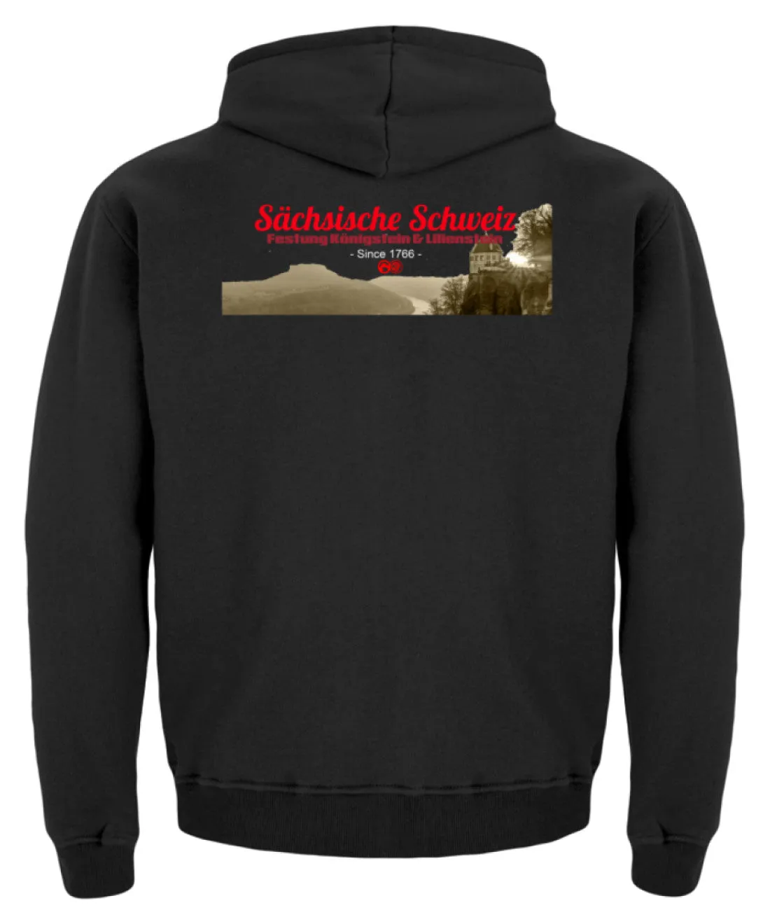 Sächsiche Schweiz - Festung Königstein  - Kinder Hoodie