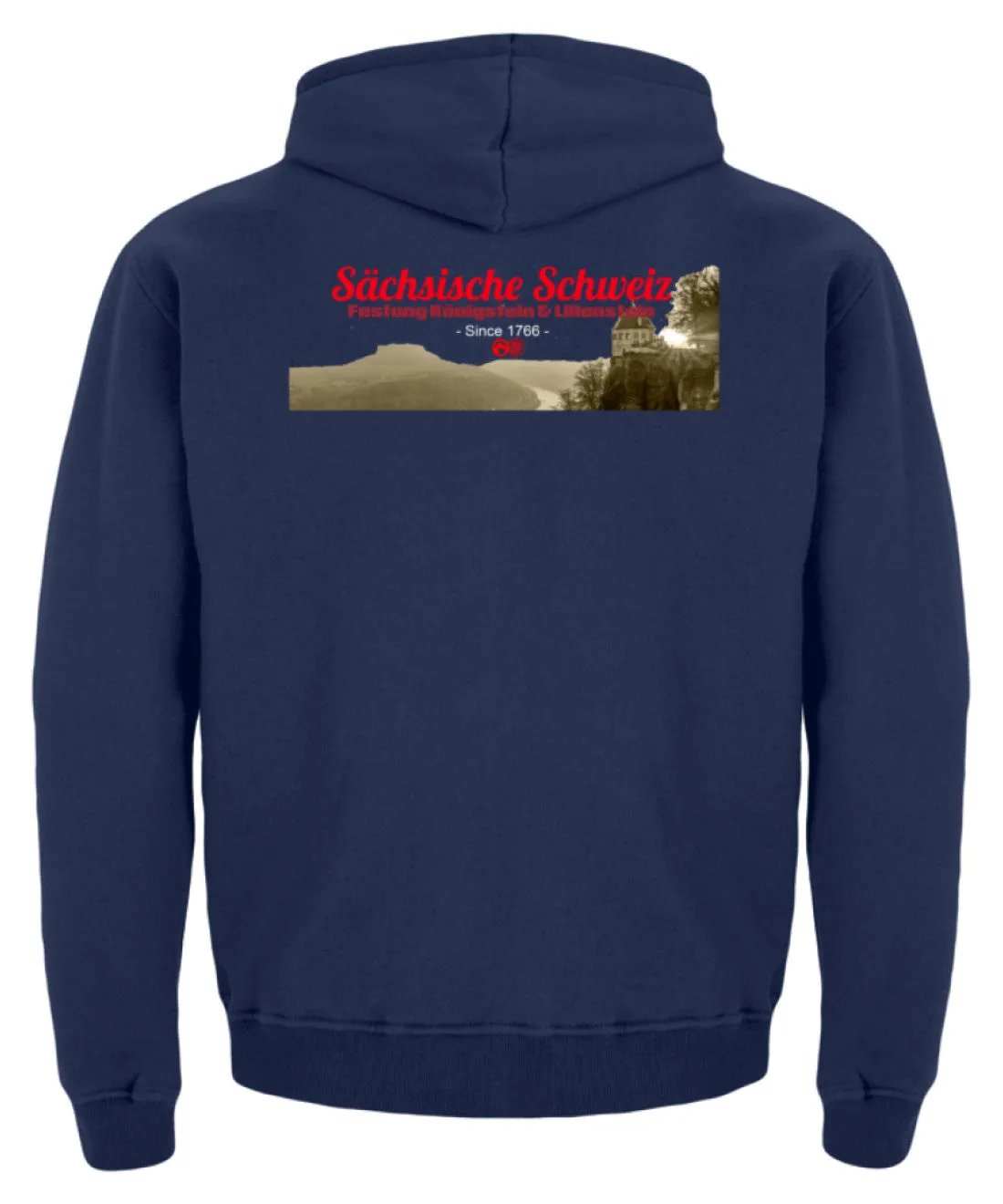 Sächsiche Schweiz - Festung Königstein  - Kinder Hoodie
