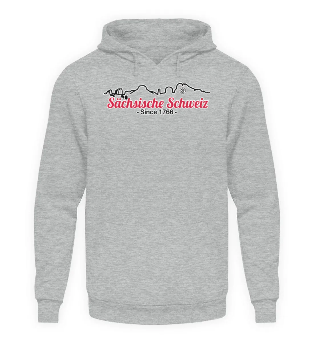 Sächsiche Schweiz - Skyline  - Unisex Kapuzenpullover Hoodie