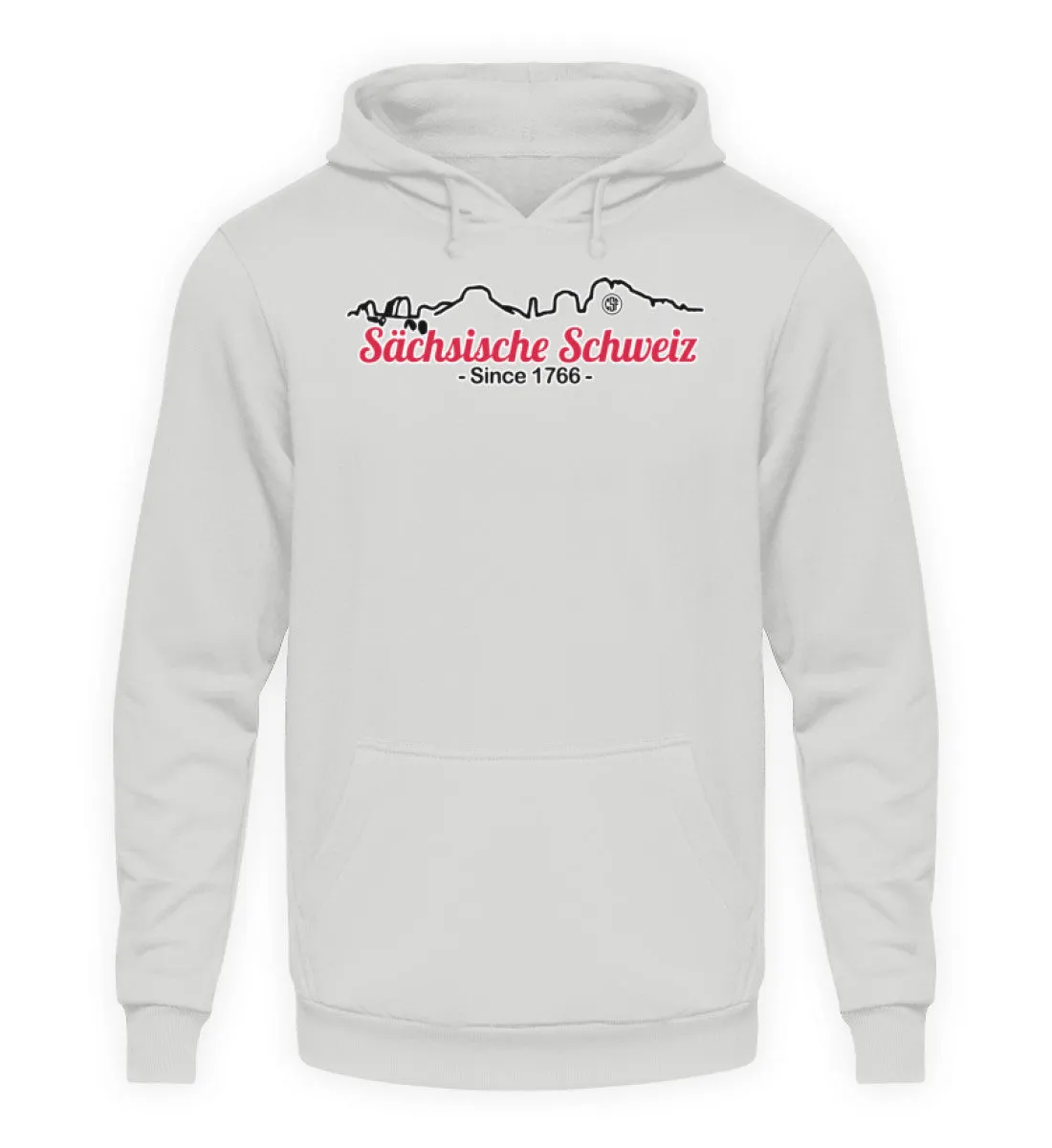 Sächsiche Schweiz - Skyline  - Unisex Kapuzenpullover Hoodie