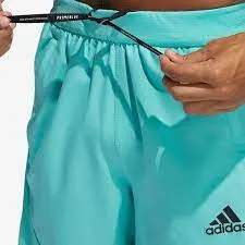 SHORT ADIDAS UOMO RUNNING CALCIO PANTALONCINO AZZURRO