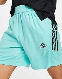 SHORT ADIDAS UOMO RUNNING CALCIO PANTALONCINO AZZURRO