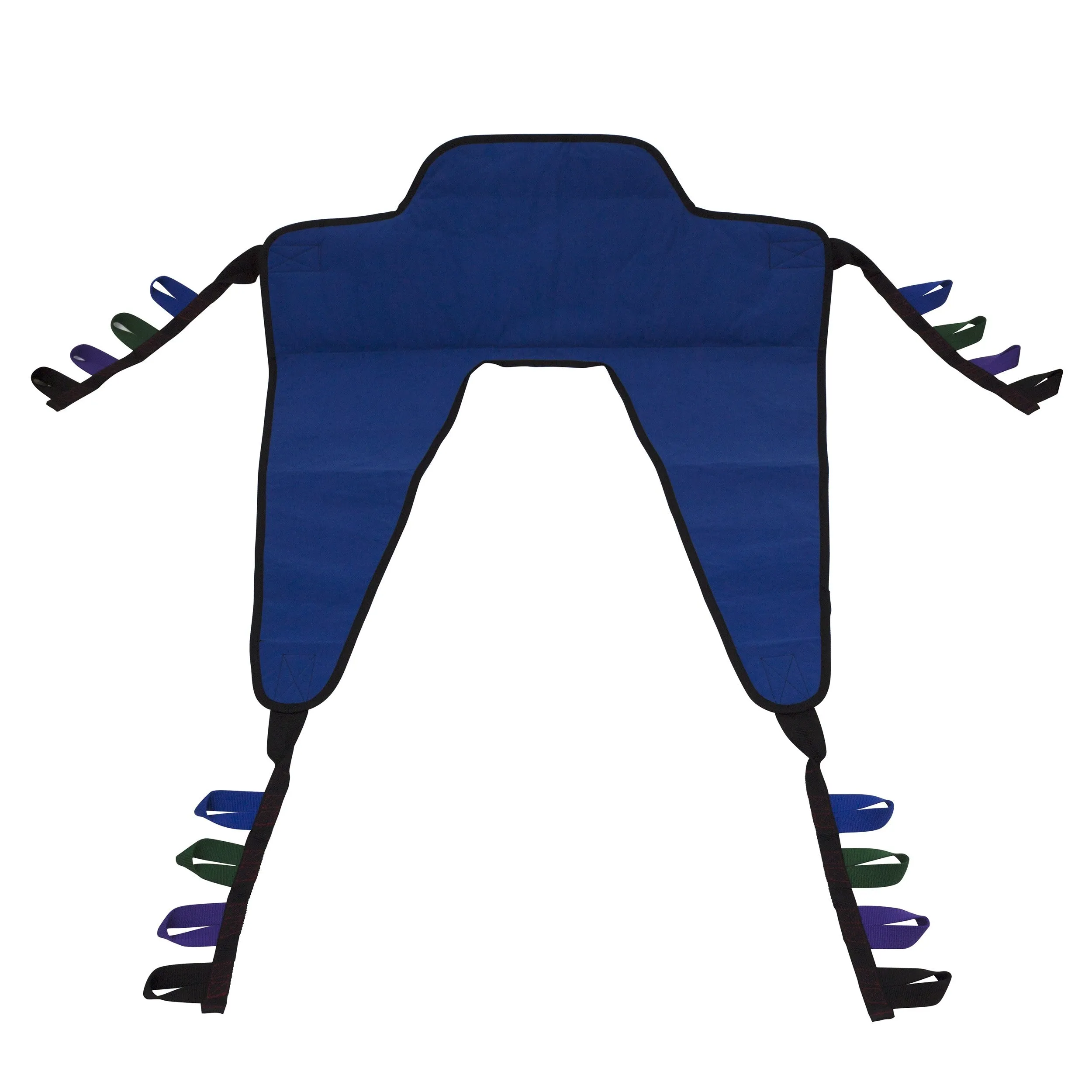 Sling Sit Stand Transfer Blue 350Lb Capacity Polyester Fabric For Electric Lift by Dynarex