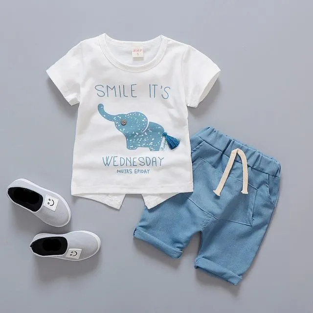 Smile It's Wednesday T-shirt and Short