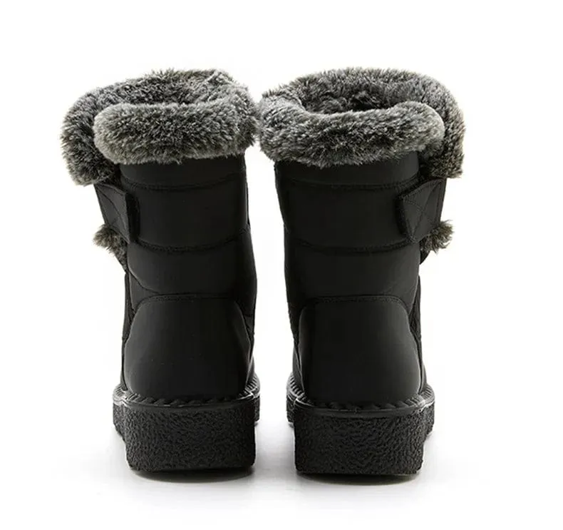 Snow Boots Women Waterproof Fur-Lined