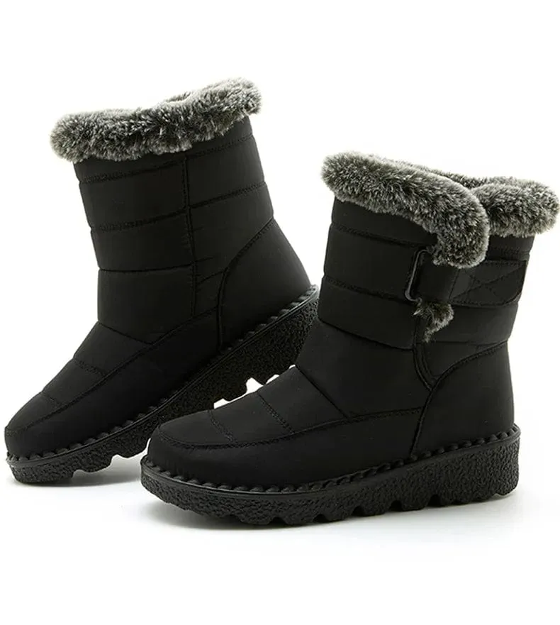 Snow Boots Women Waterproof Fur-Lined