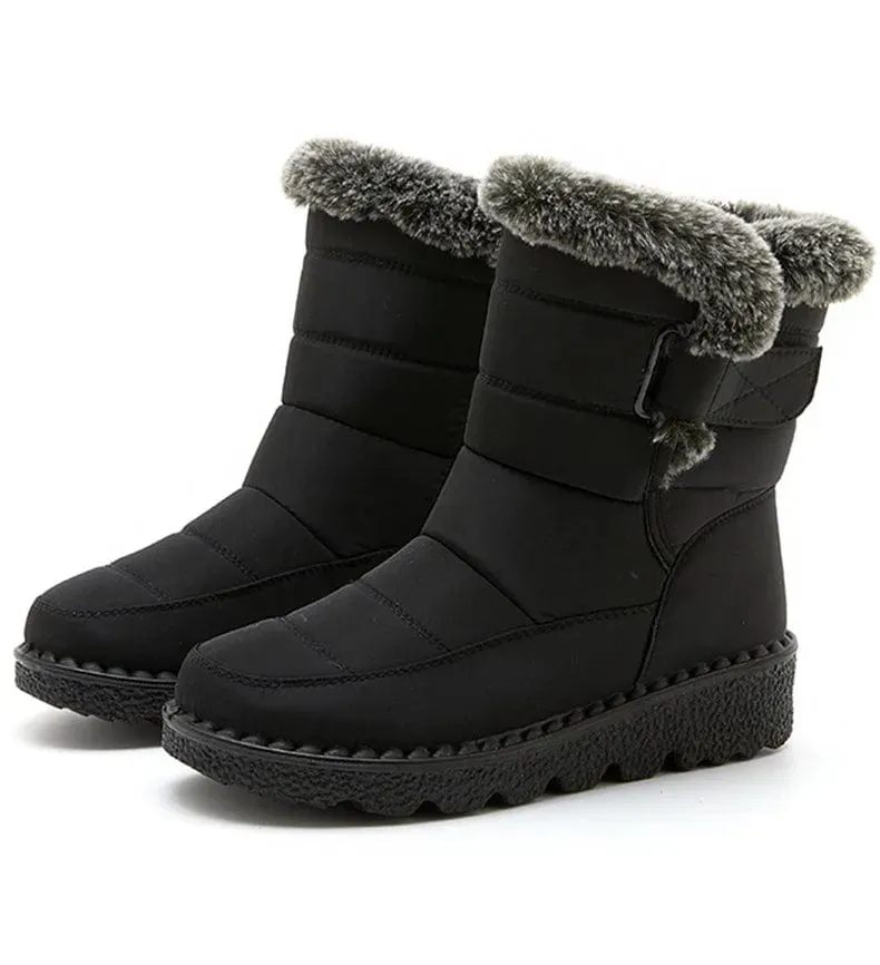 Snow Boots Women Waterproof Fur-Lined