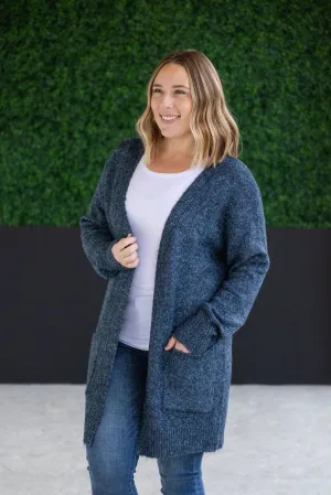 SOLD OUT Madison Cozy Cardigan - Midnight Skies