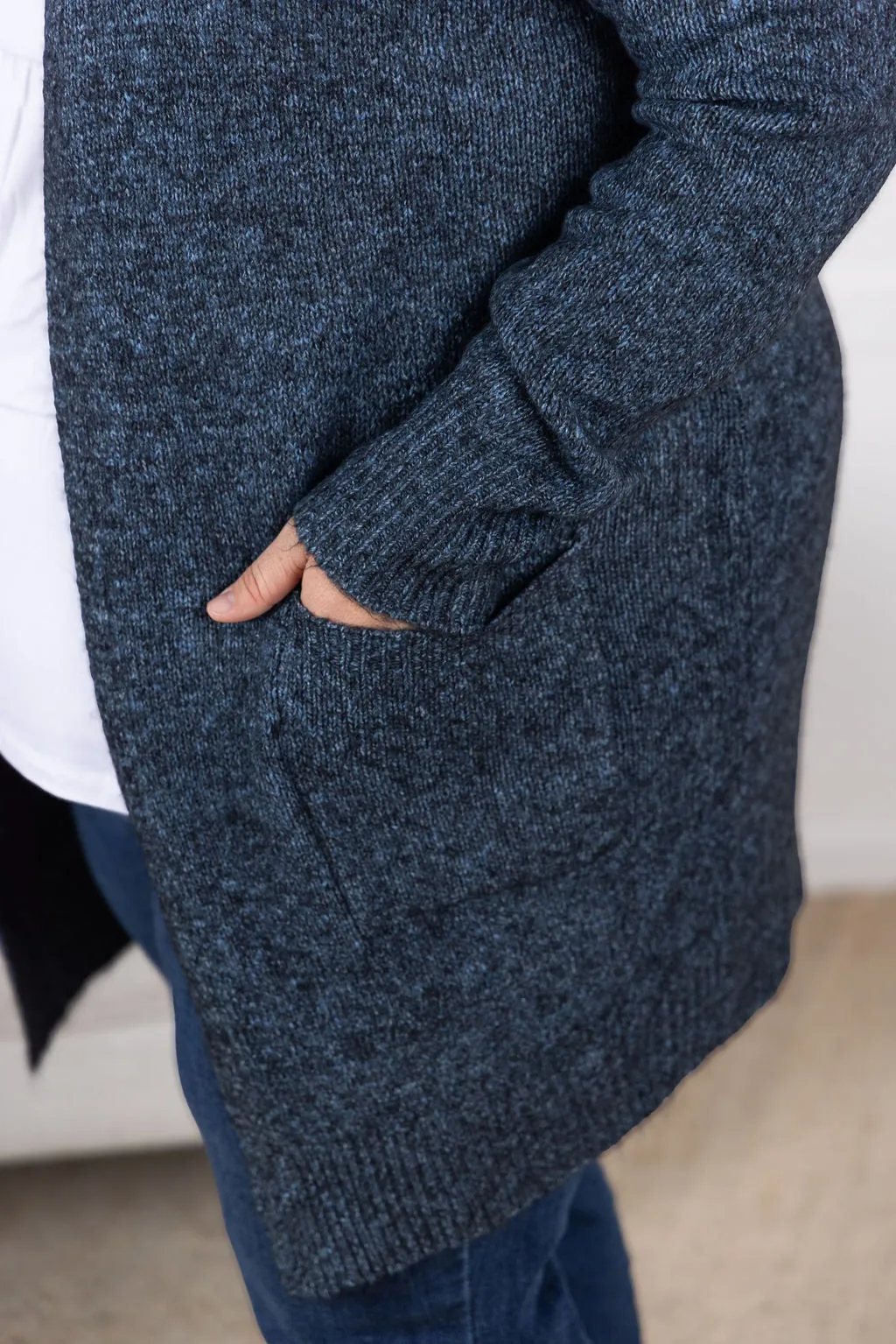 SOLD OUT Madison Cozy Cardigan - Midnight Skies