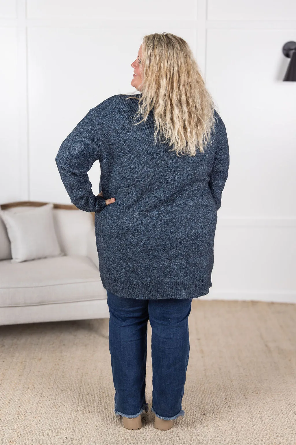 SOLD OUT Madison Cozy Cardigan - Midnight Skies