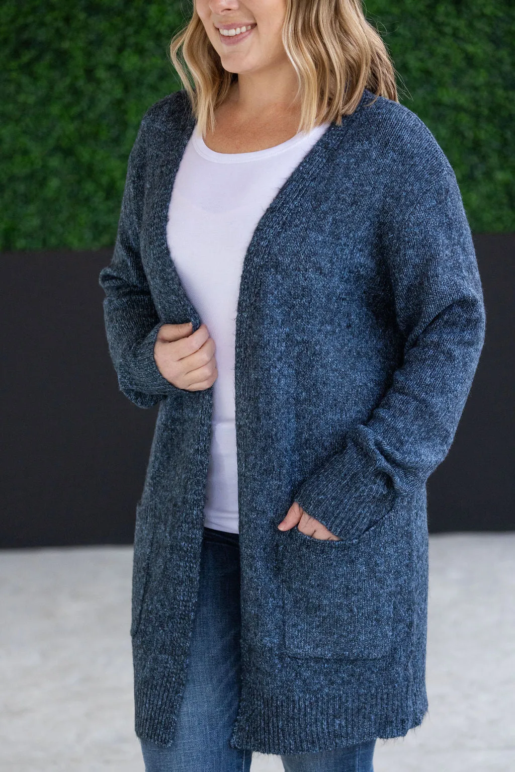 SOLD OUT Madison Cozy Cardigan - Midnight Skies