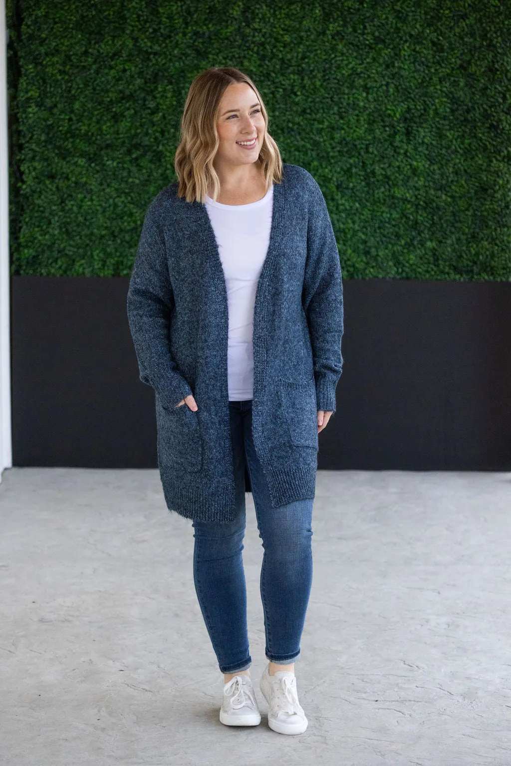 SOLD OUT Madison Cozy Cardigan - Midnight Skies
