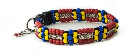 Southwest Beaded Dog Collar