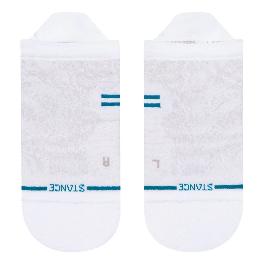 Stance Run Light Tab Socks - White SP25