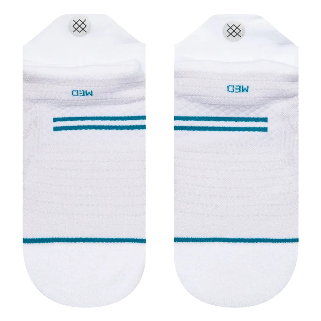 Stance Run Light Tab Socks - White SP25