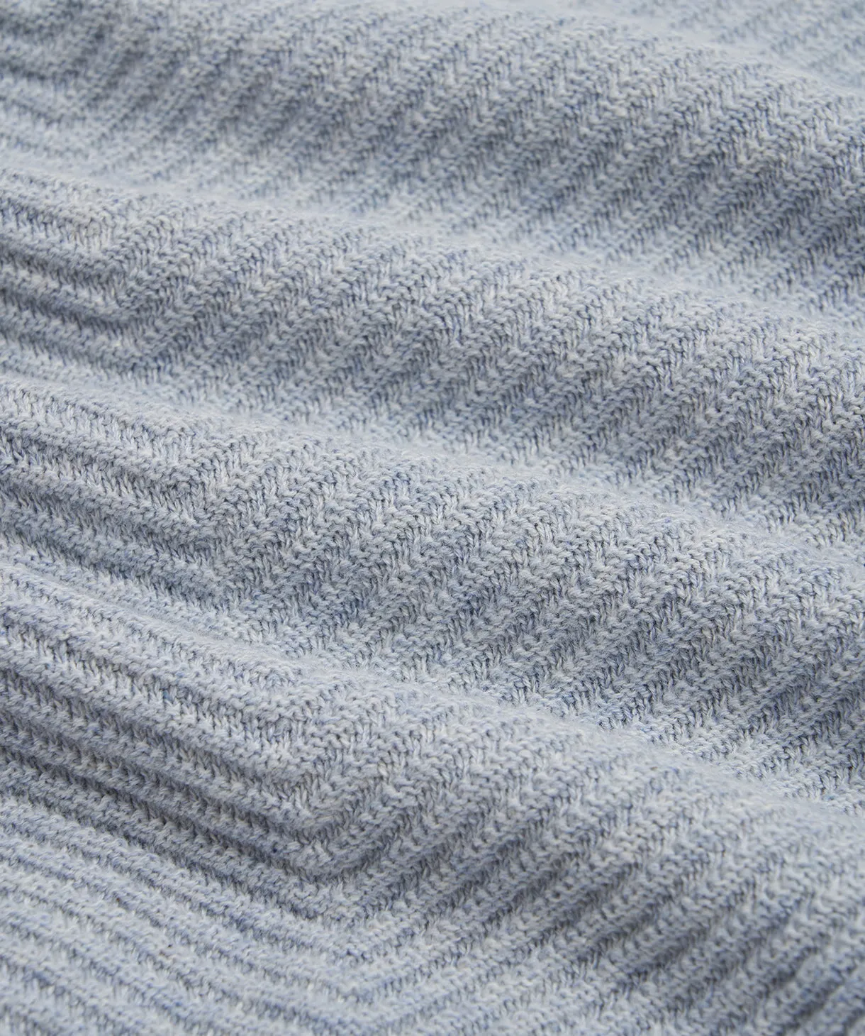 The Northridge Knitted Hoodie - Light Blue