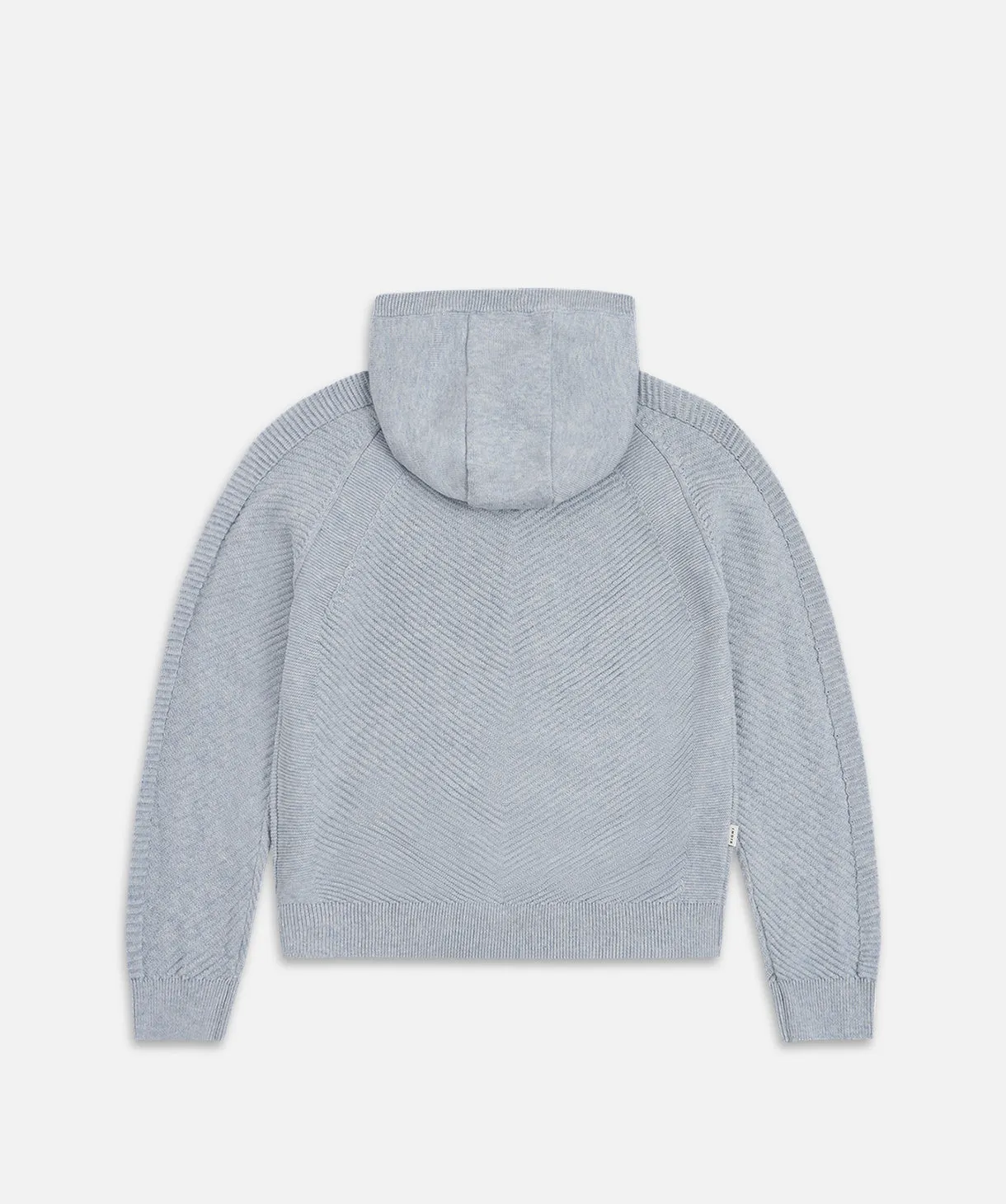 The Northridge Knitted Hoodie - Light Blue