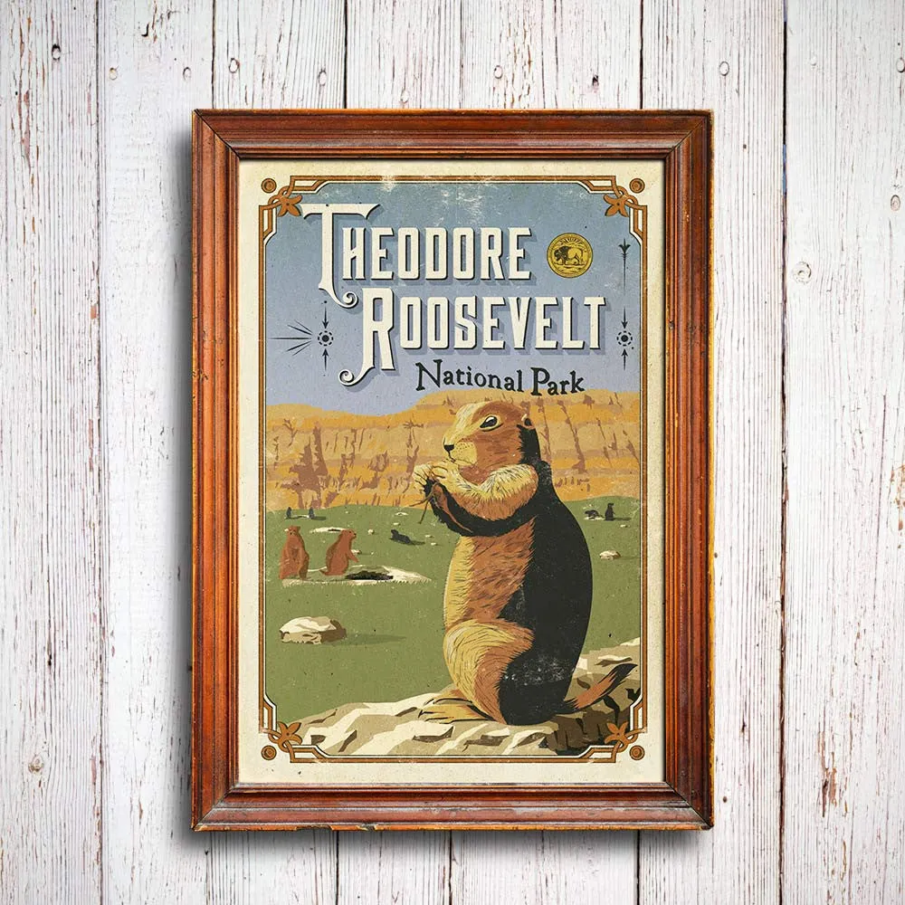 Theodore Roosevelt National Park Poster