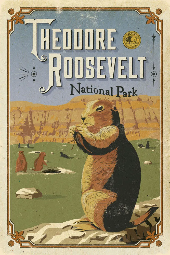 Theodore Roosevelt National Park Poster