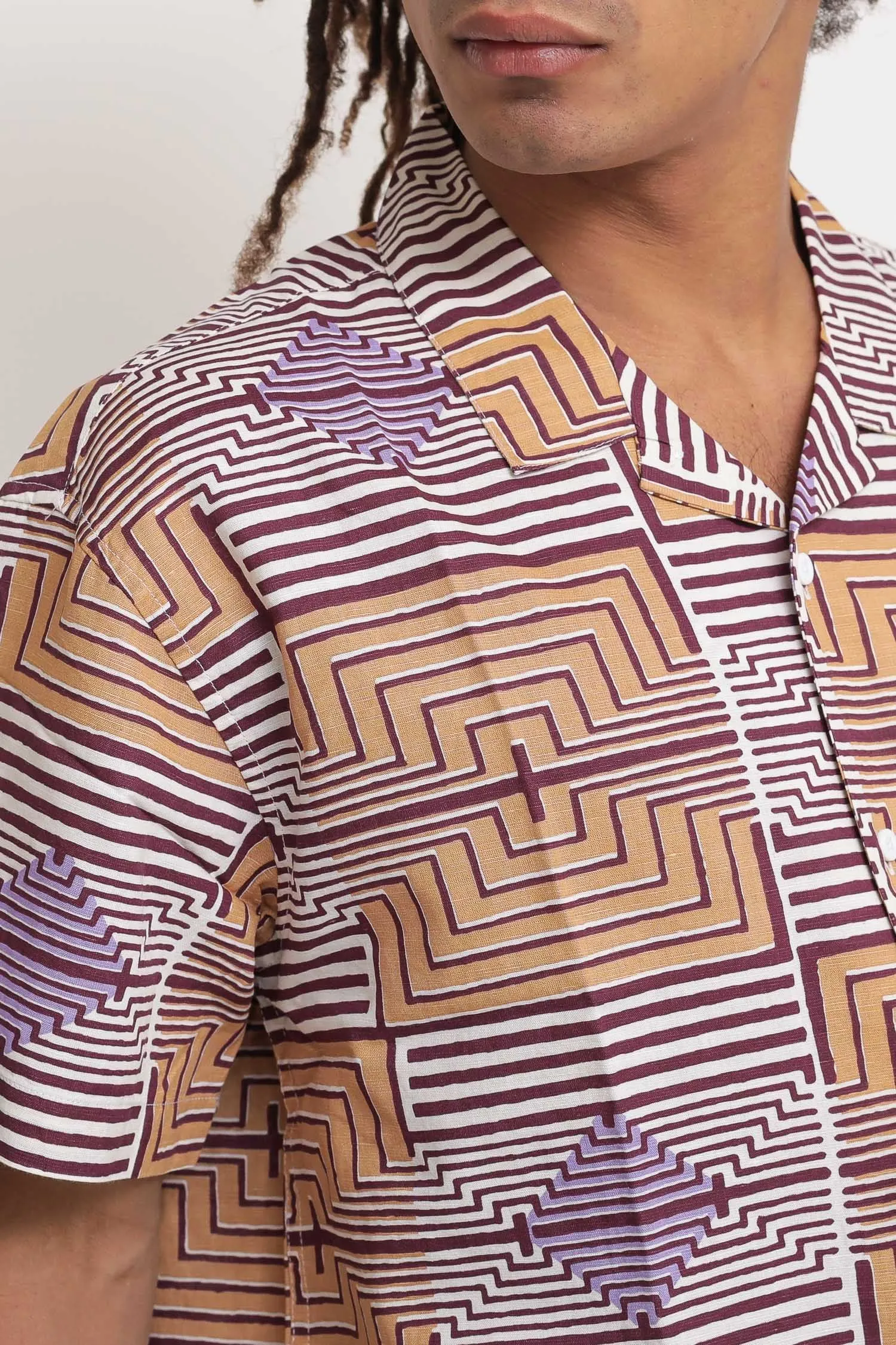 Towns Woven - Unbleached Multi