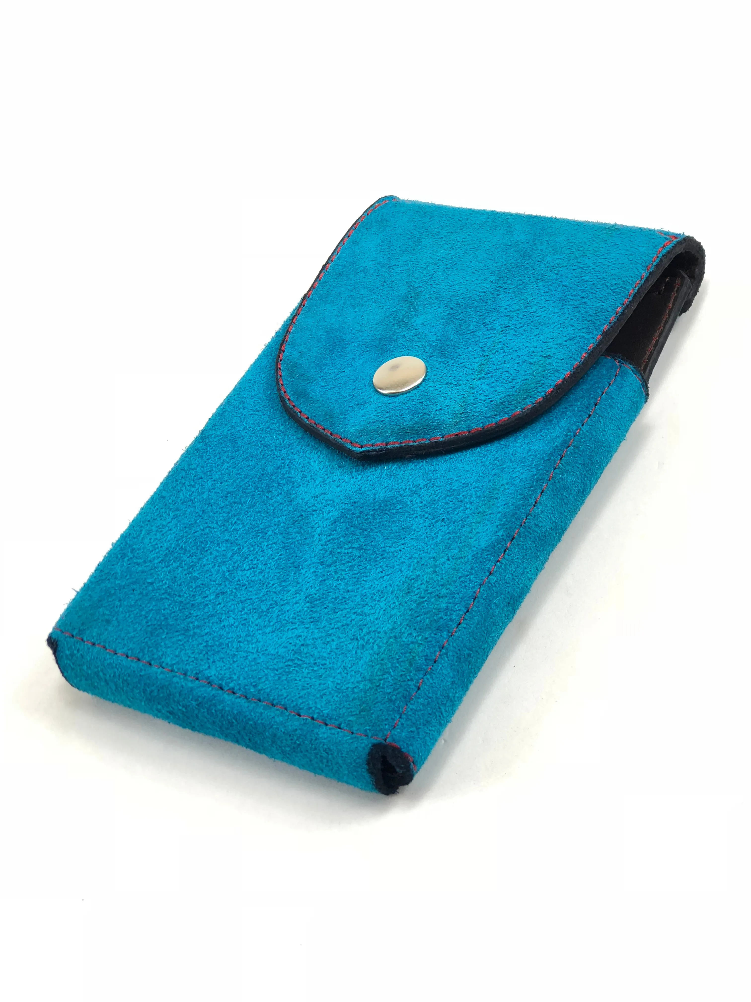 Turquoise Suede Phone Case