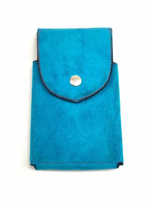 Turquoise Suede Phone Case