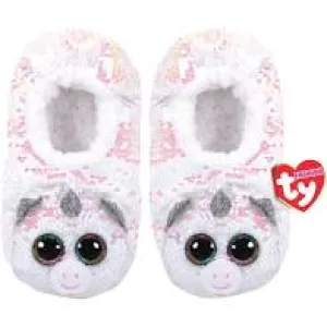 Ty Sequin Slipper Socks - Diamond - Large (size 4-6)