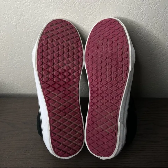 Vans Sk8-Hi MTE Black Beet Red Suede High Tops