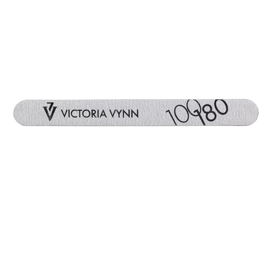 Victoria Vynn Straight Grey Nail Files 100/180 10pcs