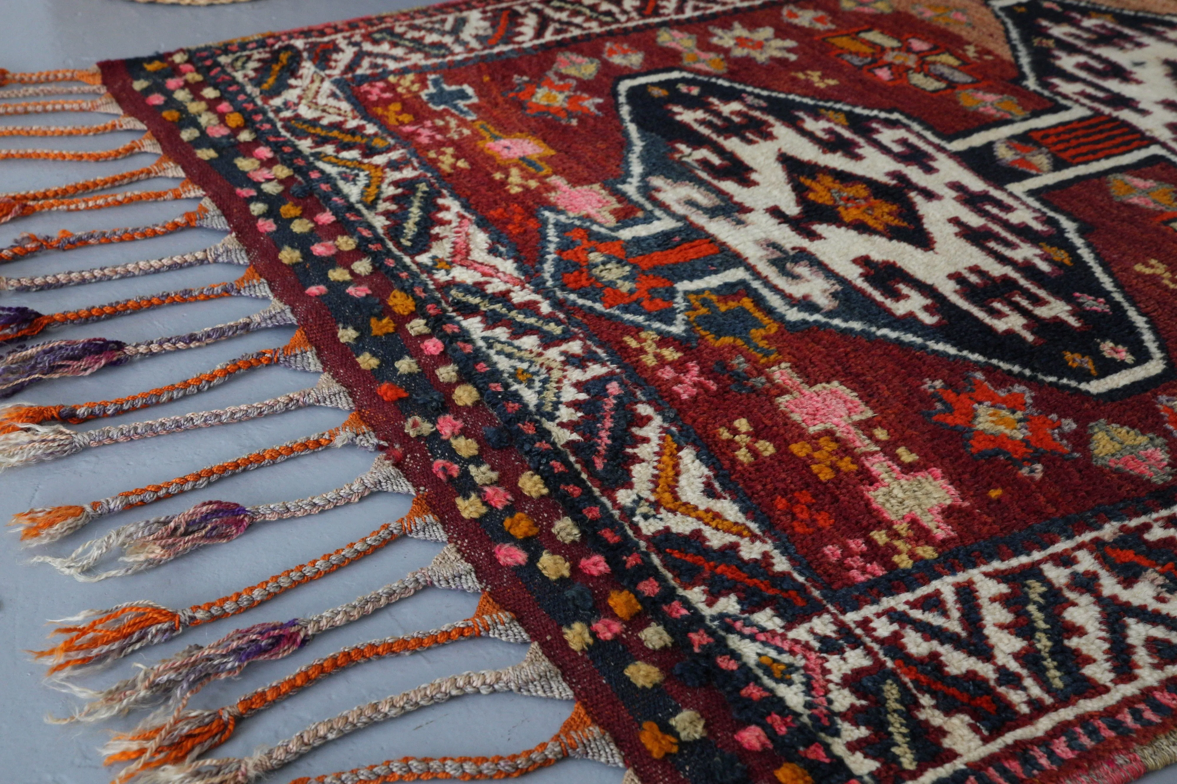 Vintage Kurdish Herki Runner Rug