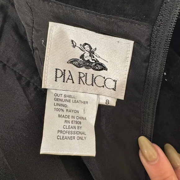 VINTAGE PIA RUCCI SUEDE SKIRT