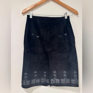 VINTAGE PIA RUCCI SUEDE SKIRT