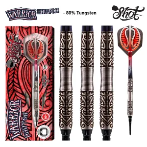 Warrior Hautoa Soft Tip Dart Set-80% Tungsten