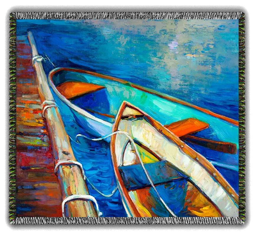 Weave Your Art Woven Blankets