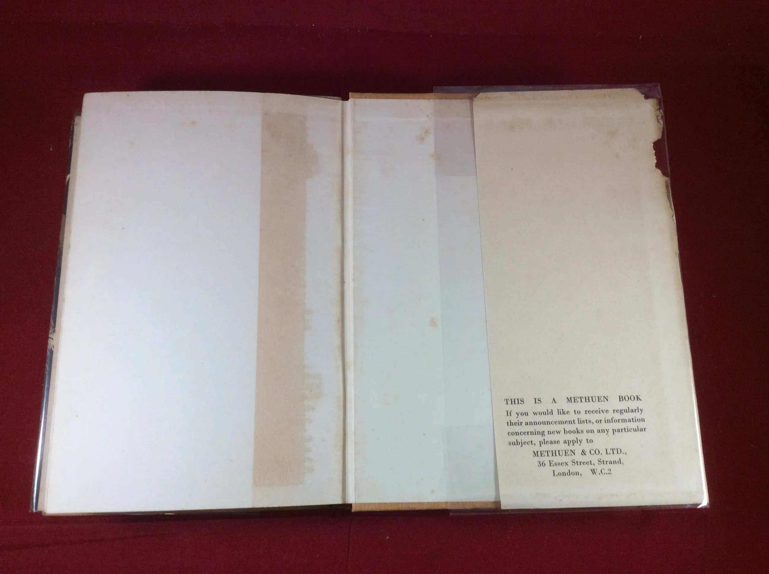 William Sloane, The Edge of Running Water, Methuen, 1940, First Edition.