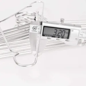 Wire Hangers 30 Pack Stainless Steel Strong Metal Clothes Hangers 16.5 inch-Clothing Stretcher YIKALU
