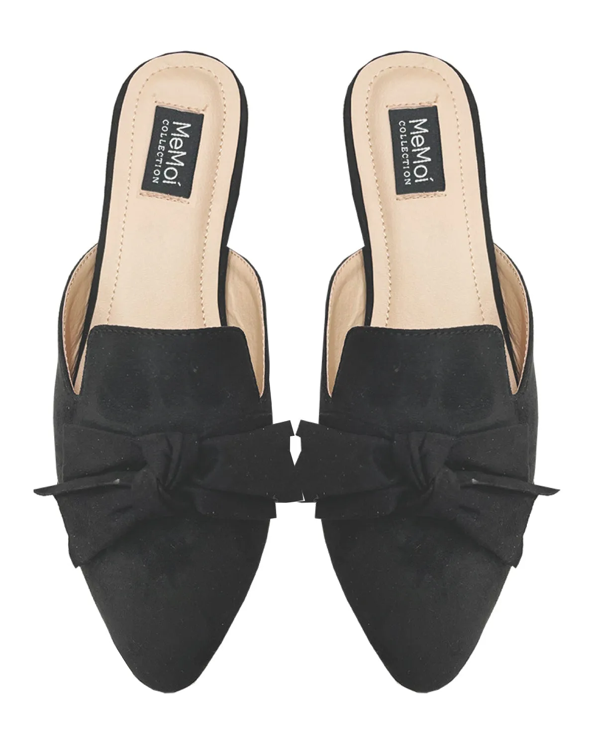 Women's Audrey Vegan Suede Pointed Toe Backless Slippers