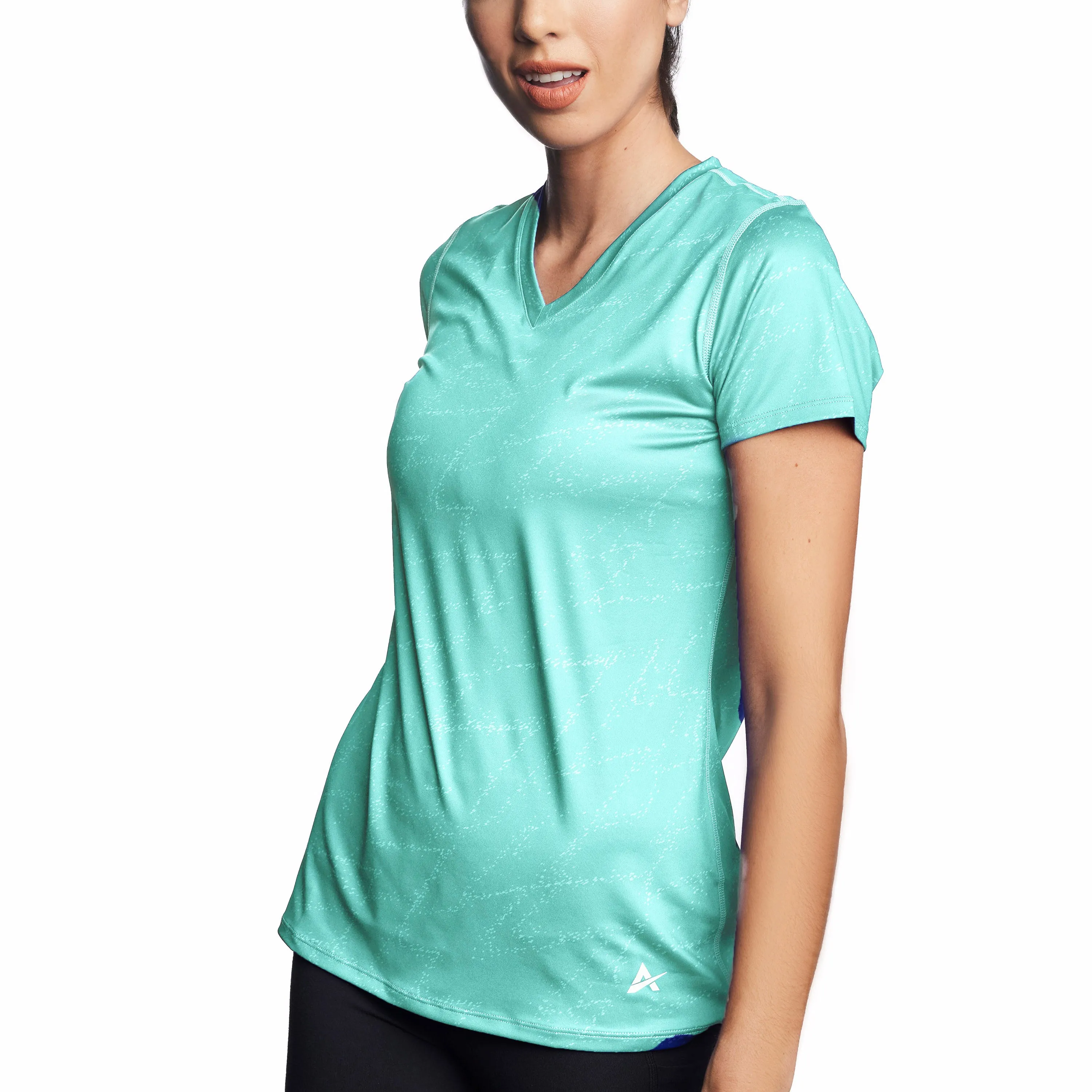 Women's Cooling V-Neck Short Sleeve T-Shirt- CLOSEOUT