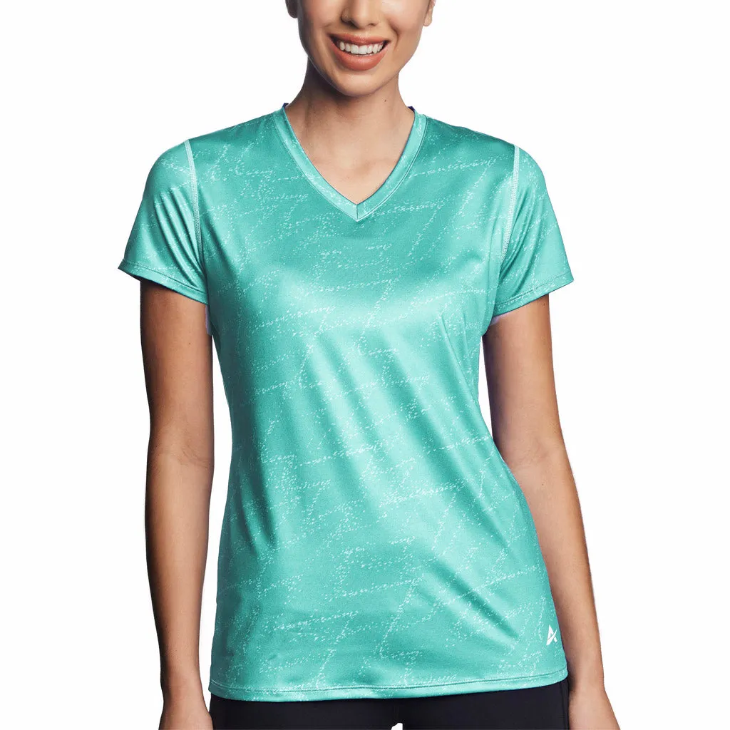 Women's Cooling V-Neck Short Sleeve T-Shirt- CLOSEOUT