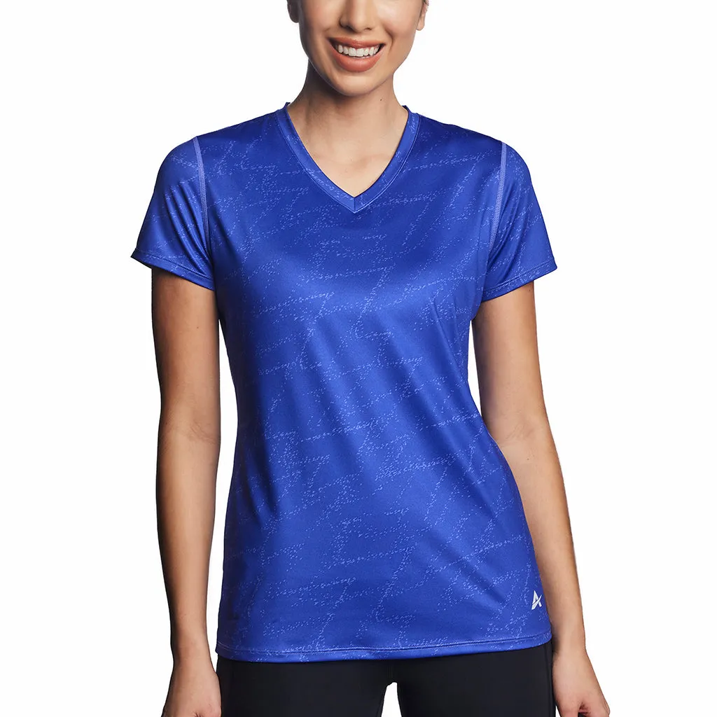Women's Cooling V-Neck Short Sleeve T-Shirt- CLOSEOUT